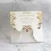 Embossing Invitation Card Foiling Printing Card Square Wedding Invitation Card 